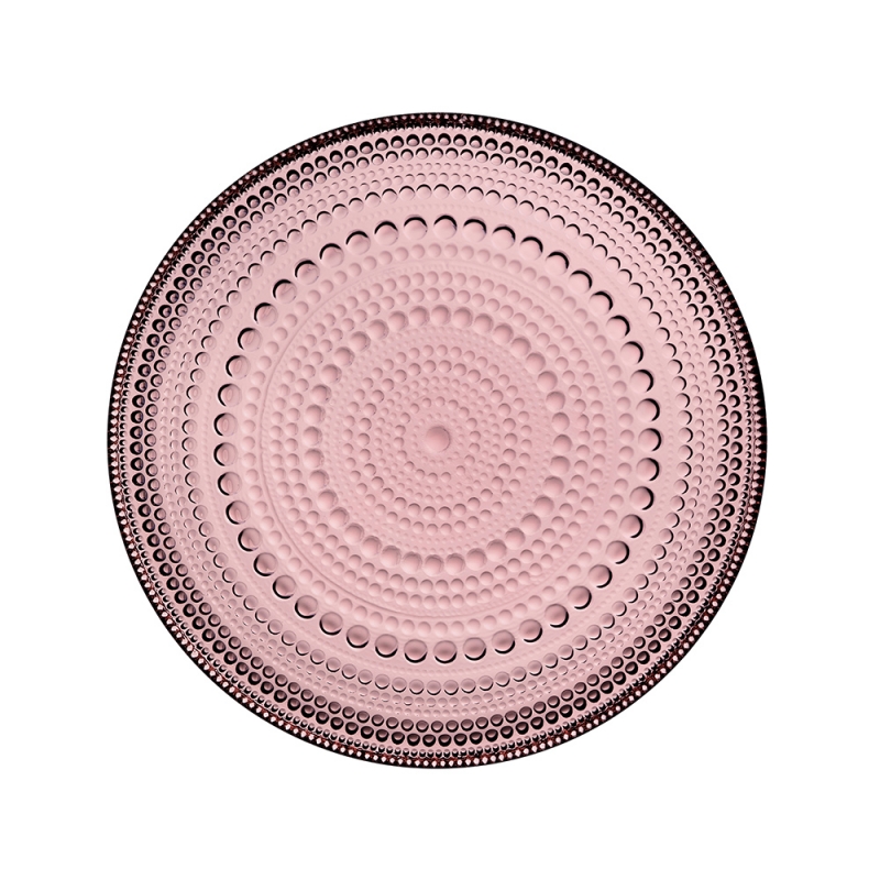 Kastehelmi plate 17cm, pink calluna