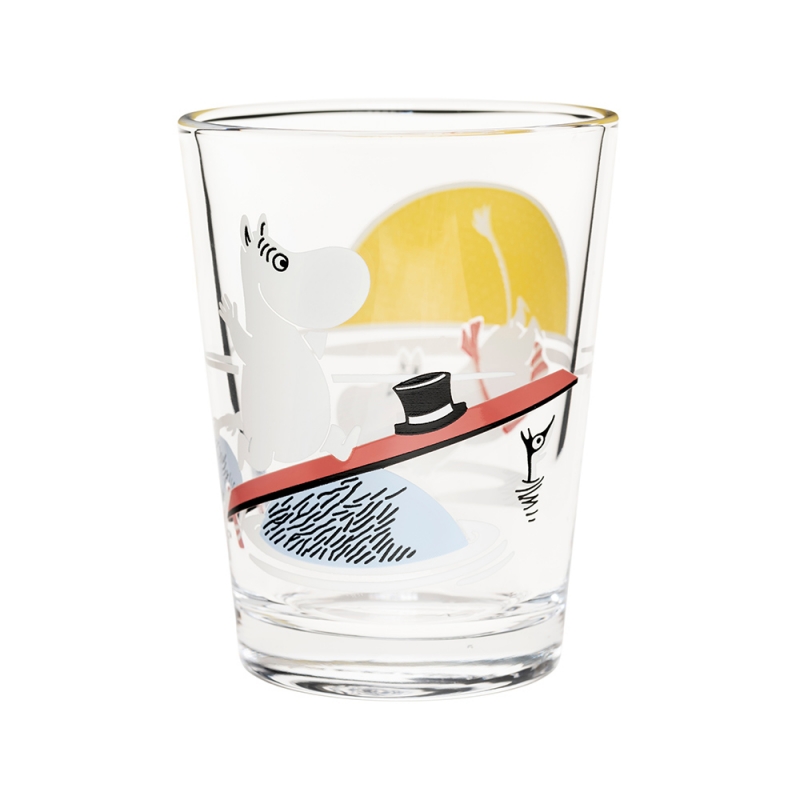 Moomin Evening swim glass 0.22l