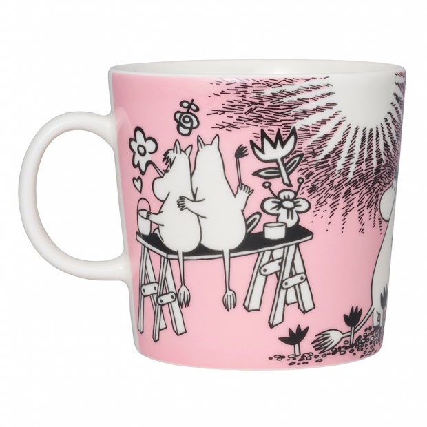 Moomin Love mug 0.4l, pink