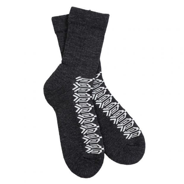 Merino ponožky Louhi, tmavo sivé