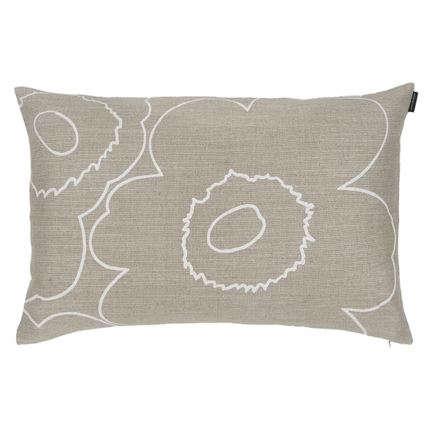 Povlak na polštář Unikko 40x60, pískovo-bílý