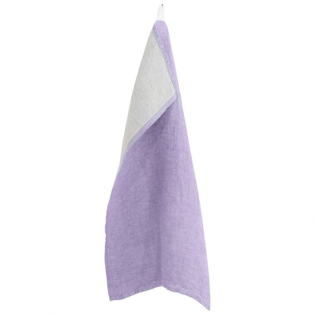 Linen towel Duo 48x70, lavender-linen