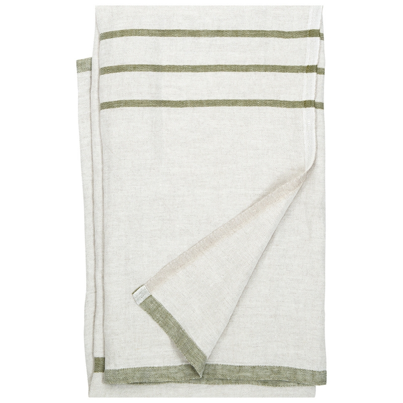 Linen towel Usva, linen-olive