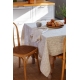Linen tea towel Meirami 48x70, linen-white
