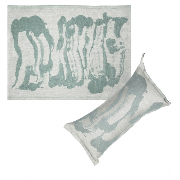 Savu sauna seat set, linen-green