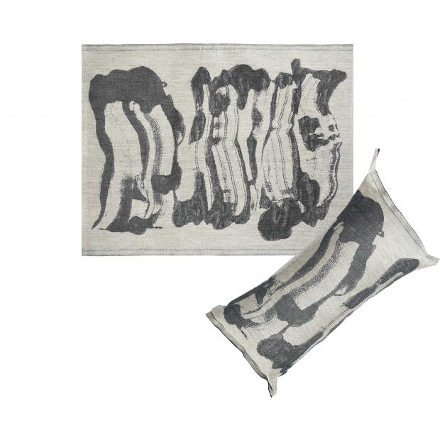 Savu sauna seat set, linen-dark grey