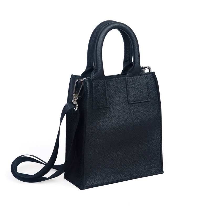 Hurma bag, black / elk leather