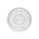 Kastehelmi plate 17cm, clear