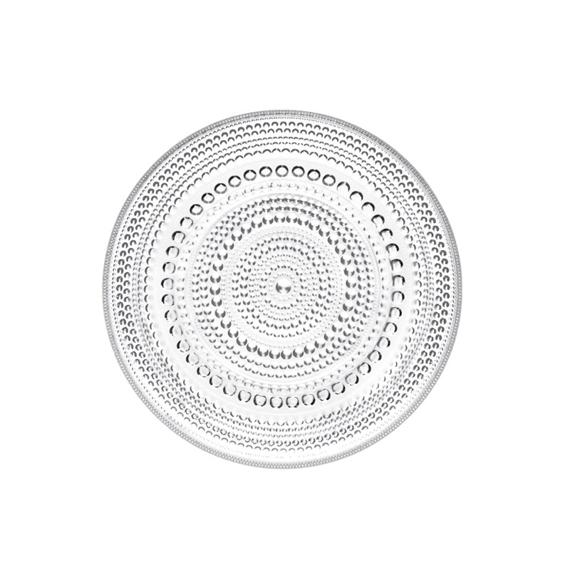 Kastehelmi plate 17cm, clear