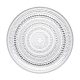 Kastehelmi plate 24.8cm, clear