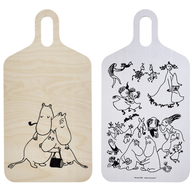 Moomin Moomin cutting board 23x44cm / 80. anniversary