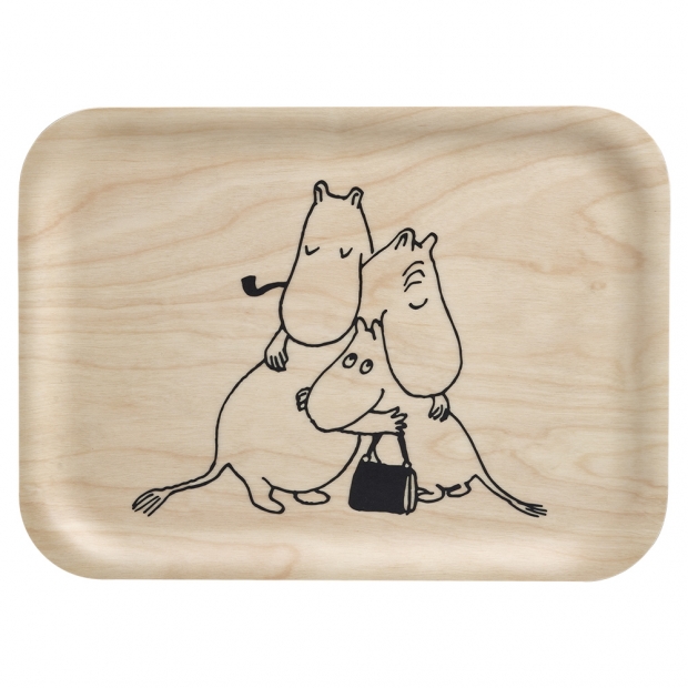 Moomin tray 27x20cm / 80. anniversary