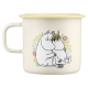 Moomin Flowers mug 0.55l, enamel / yellow