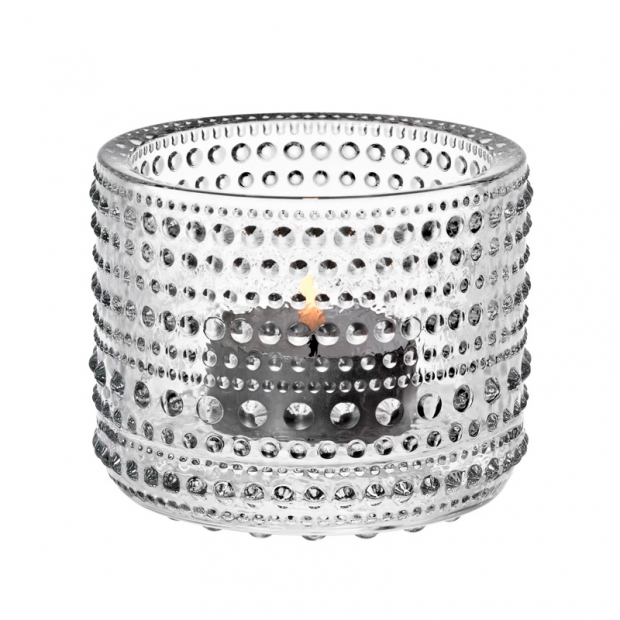 Kastehelmi candlestick, clear
