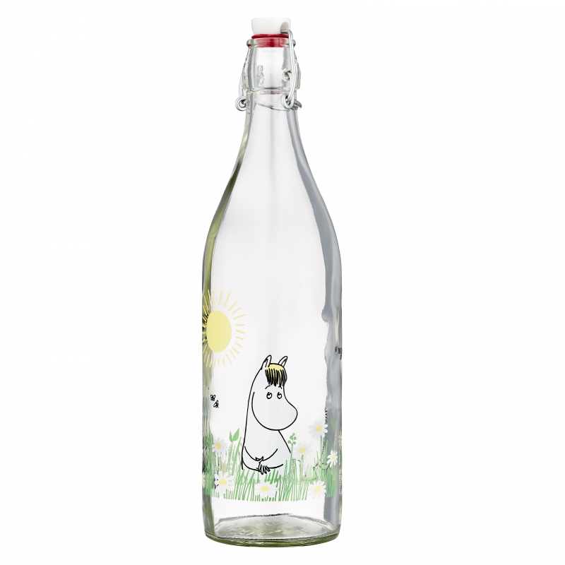 Sklenená fľaša Moomin Meadow 1l