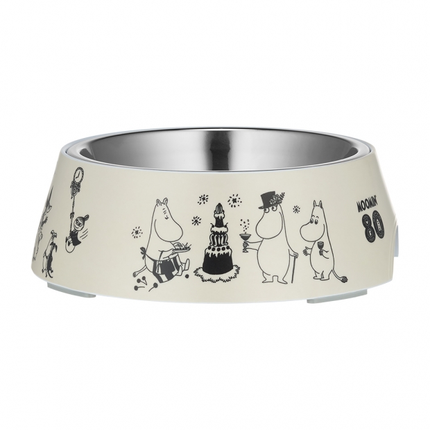 Moomin Pets Dog Bowl M / 80th Anniversary