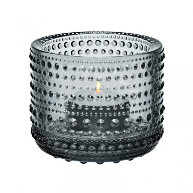 Kastehelmi candlestick, gray