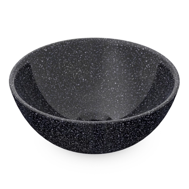 Umývadlo Soft32, biele polar / na dosku