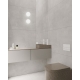 Cube40 Slim washbasin, polar white / countertop left