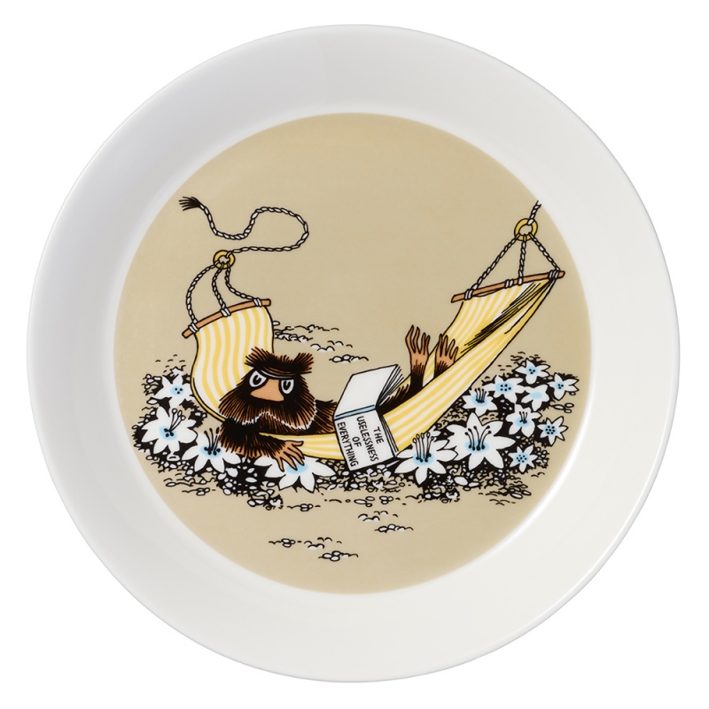 Muskrat plate 19cm, beige