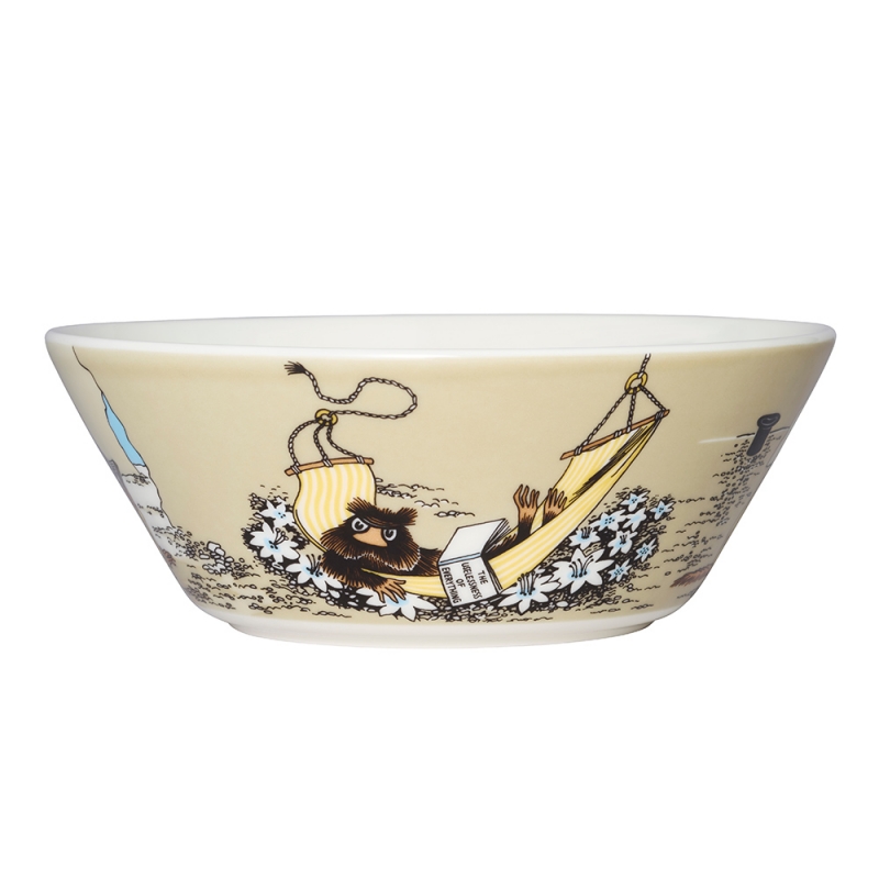 Muskrat bowl 15cm, beige