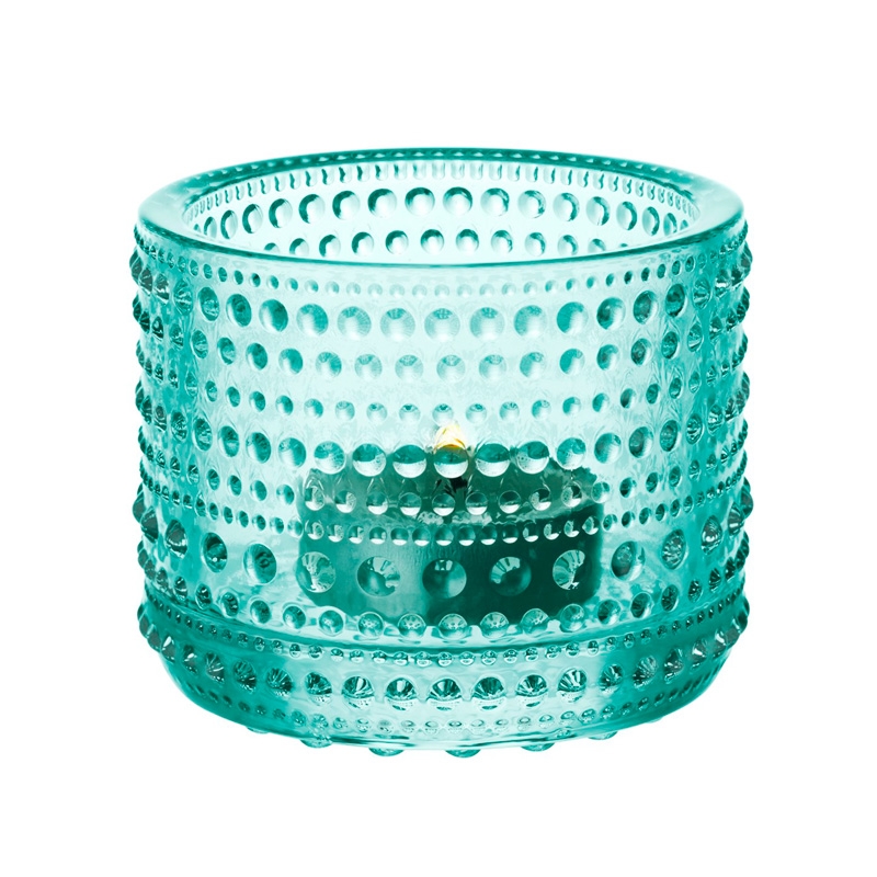 Kastehelmi candlestick, water green