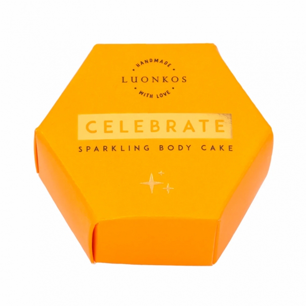 Celebrate Sparkling natural body oil cake