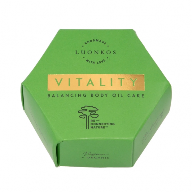 Vitality Balancing natural body oil cake / forest microbes