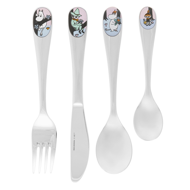 Moomin Friends forever children's cutlery, 4 pcs.