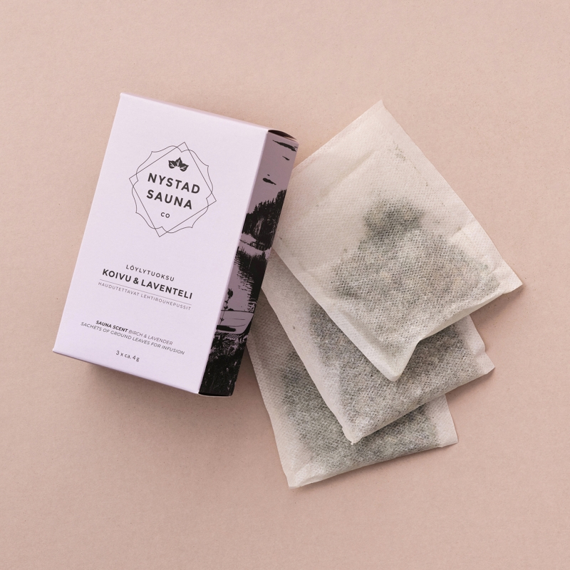 Natural sauna fragrance birch-lavender 3pcs
