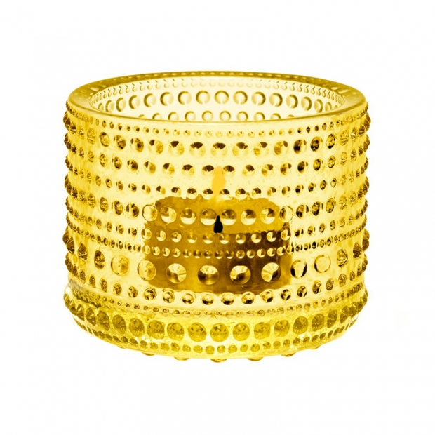 Kastehelmi candlestick, yellow