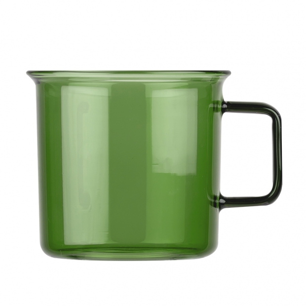 Glass mug 0.35l, green
