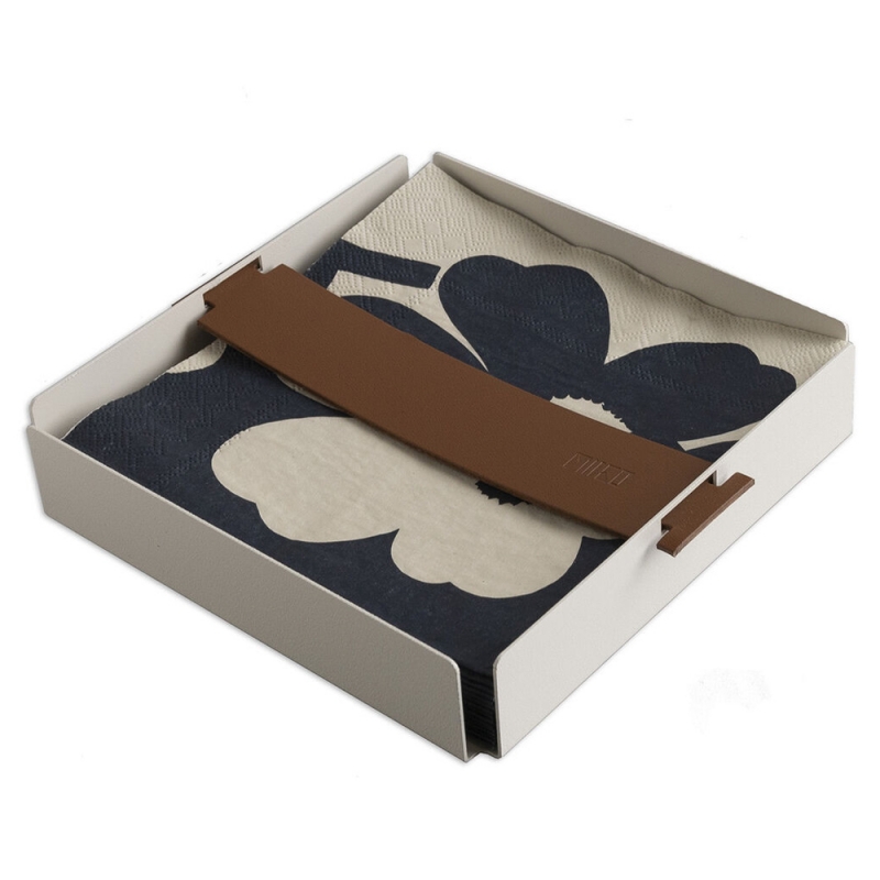 Napkin holder, large / beige