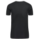 Silk and merino wool T-shirt, short sleeve / black