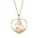 Moomin Love heart necklace / gold