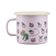 Pippi Fruits mug 0.25l, enamel / pink