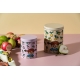 Set of 2 Pippi Fruits cans, enamel