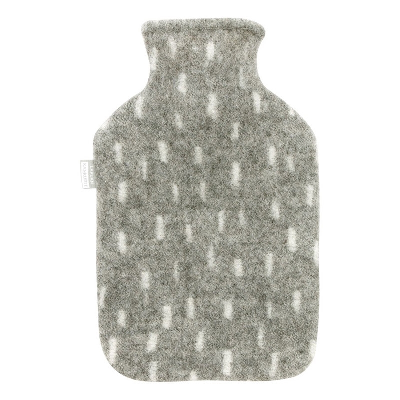 Pyry hot water bottle, gray