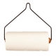 Paper towel holder, oak-metal