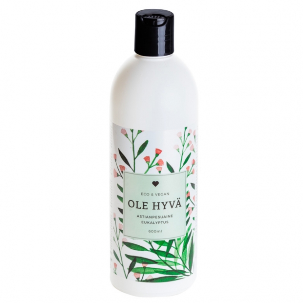 Prostriedok na umývanie riadu Ole Hyvä 600ml, eukalyptus