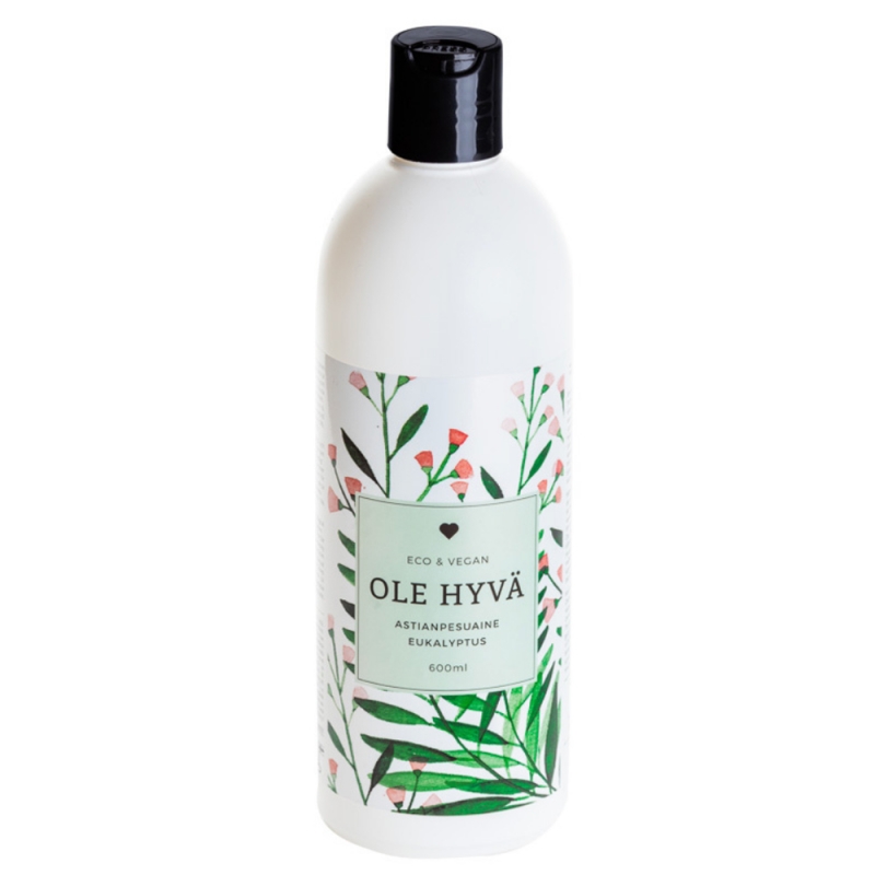 Prostriedok na umývanie riadu Ole Hyvä 600ml, eukalyptus