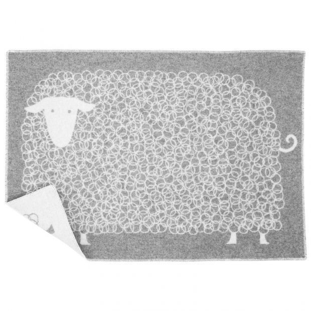 Wool blanket Kili 90x130, gray