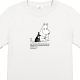 Tričko Moomin Deep Thoughts, off white bílé