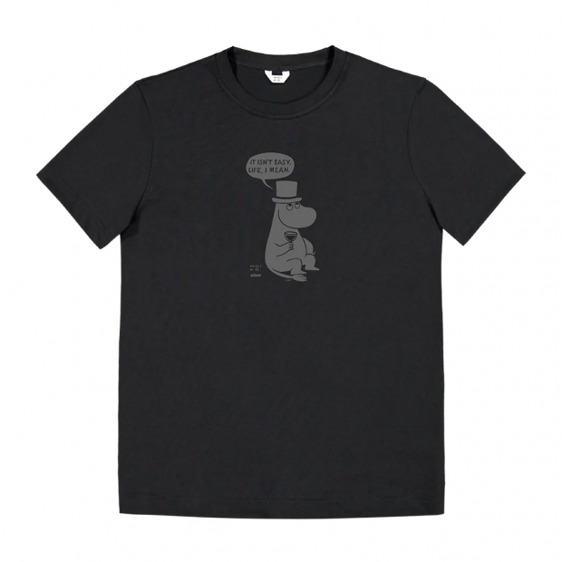 Moominpappa The Philosopher T-shirt, black