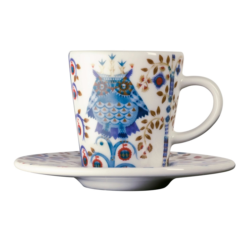 Cup and saucer Taika 0.1l, white