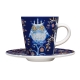 Taika cup and saucer 0.1l, blue