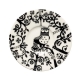 Taika cup and saucer 0.1l, black