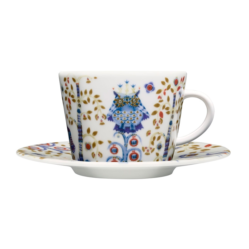 Cup and saucer Taika 0.2l, white