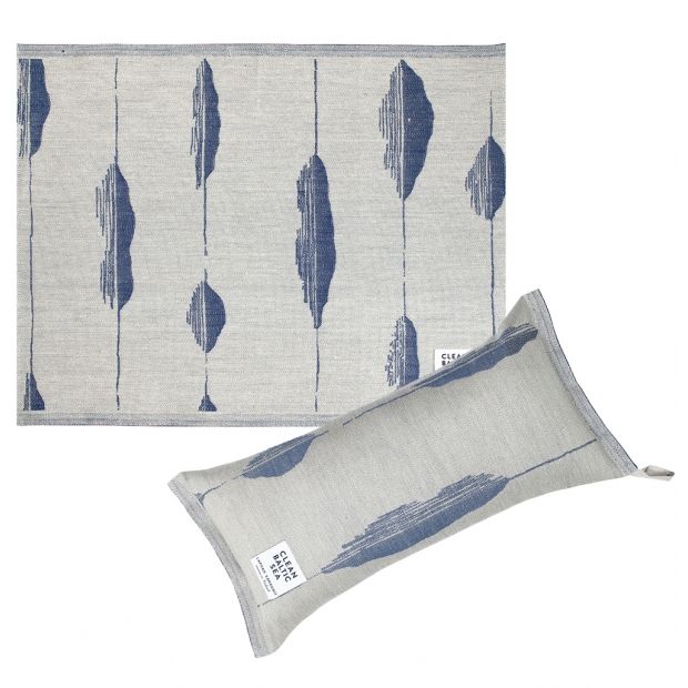 Merellä sauna seat set, rainy blue