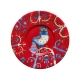Cup and saucer Taika 0.2l, red